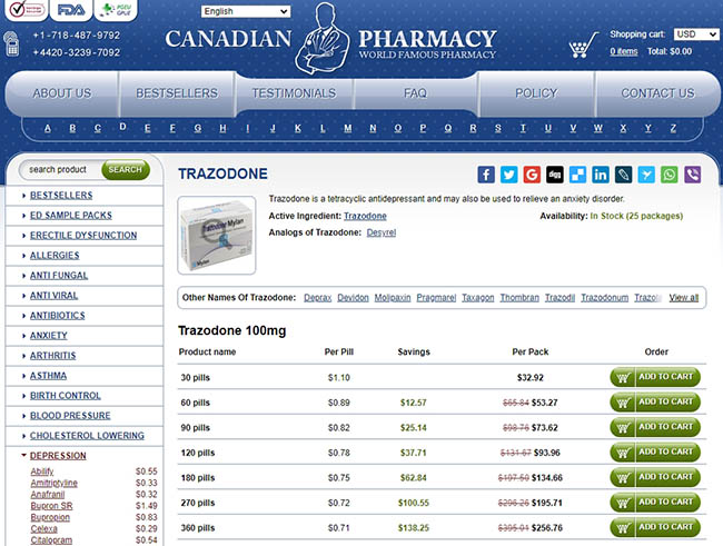 Is 200 mg of trazodone a high dose - Buy Trazodone Online Over the Counter